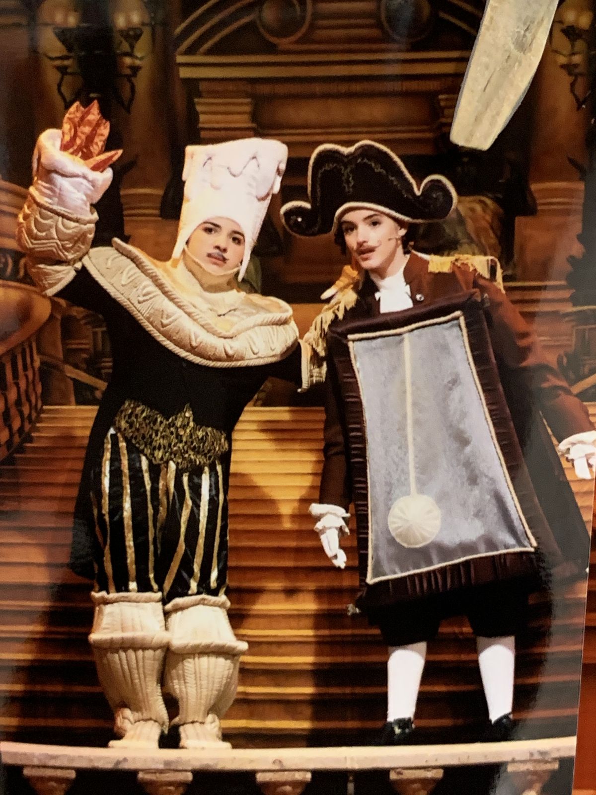 The full company on stage after Beauty and the Beast, Jr.